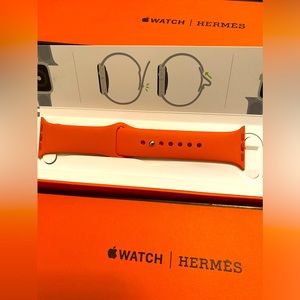 Hermes Apple watch silicone band NEW
